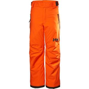 Helly Hansen JR LEGENDARY PANT Detské lyžiarske nohavice, oranžová, veľkosť 12