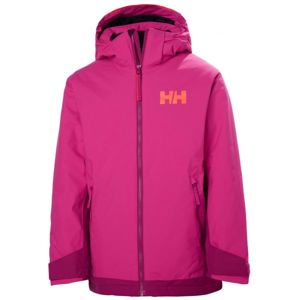 Helly Hansen JR HILLSIDE JACKET ružová 12 - Detská lyžiarska bunda