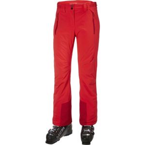 Helly Hansen ALPHELIA PANT W Dámske lyžiarske nohavice, červená, veľkosť XS