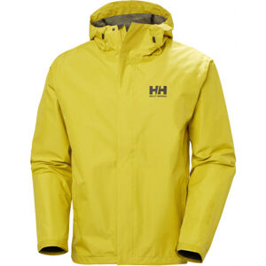 Helly Hansen SEVEN J JACKET Pánska vodoodolná bunda, žltá, veľkosť L