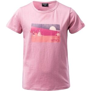 Hi-Tec NELA JRG Dievčenské tričko, ružová, veľkosť 140