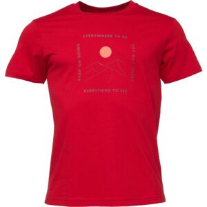 Hi-Tec NOLE Pánske tričko, červená, veľkosť L