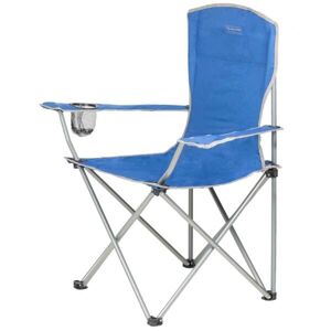 HIGHLANDER MORAY Skladacia stolička s opierkami, modrá, veľkosť os
