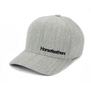 Horsefeathers BECKETT CAP Flexfit šiltovka, sivá, veľkosť UNI