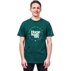 Horsefeathers DENK T-SHIRT tmavo zelená M - Pánske tričko