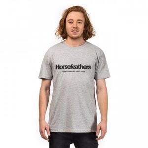 Horsefeathers QUARTER T-SHIRT Pánske tričko, sivá, veľkosť S