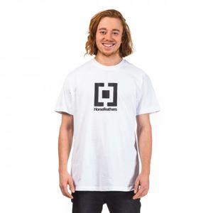 Horsefeathers BASE T-SHIRT Pánske tričko, biela,čierna, veľkosť