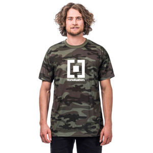 Horsefeathers BASE T-SHIRT tmavo zelená XL - Pánske tričko