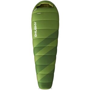 Husky SAGIL 0°C Múmiový spací vak, svetlo zelená, veľkosť 210 cm - ľavý zips