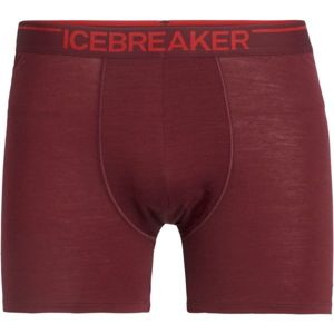 Icebreaker ANTOMICA BOXERS červená M - Pánske funkčné boxerky z Merina