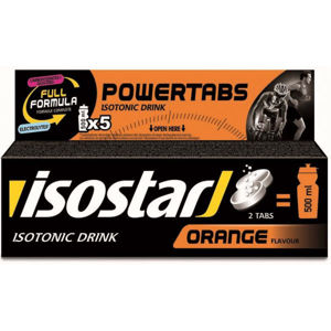 Isostar TABLETY BOX POWERTABS 120 G POMARANČ Rozpustný izotonický nápoj v tabletách, , veľkosť 120 G