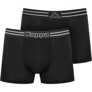 Kappa LOGO ZEN 2PACK Pánske boxerky, čierna, veľkosť XL