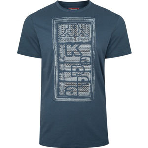 Kappa LOGO BISTAMP Pánske tričko, modrá, veľkosť