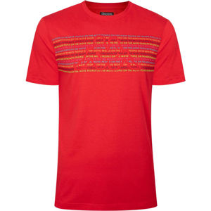 Kappa LOGO BOPER Pánske tričko, červená, veľkosť