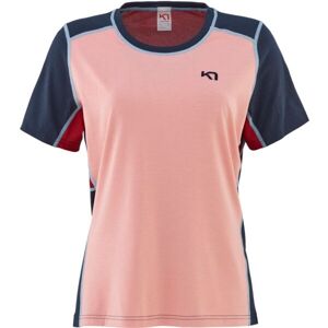 KARI TRAA SANNE HIKING TEE Športové  dámske tričko, ružová, veľkosť XL