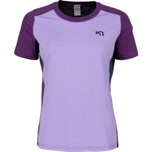 KARI TRAA SANNE HIKING TEE Športové  dámske tričko, fialová, veľkosť M