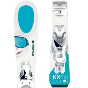 Kästle KX66 PREMIUM (JRS BASE) + K4.5 JRS GW Detské zjazdové lyže, biela, veľkosť 80