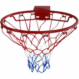 Kensis 68612 Basketbalový kôš so sieťkou, červená, veľkosť os
