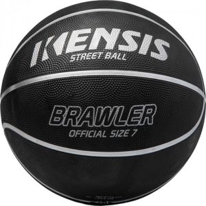 Kensis BRAWLER7 Basketbalová lopta, čierna, veľkosť 7