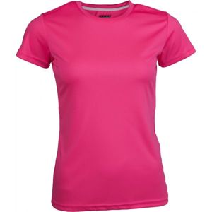 Kensis VINNI NEON YELLOW ružová S - Dámske športové tričko