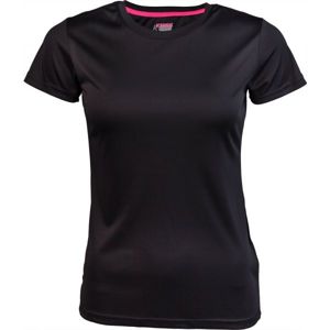 Kensis VINNI NEON YELLOW Dámske športové tričko, čierna, veľkosť XS
