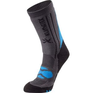 Klimatex ITTO Turistické ponožky, tmavo sivá,čierna,modrá, veľkosť