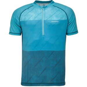 Klimatex JARI Pánsky cyklistický dres s krátkym rukávom, modrá, veľkosť