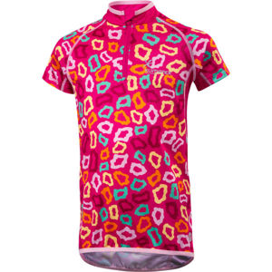 Klimatex MILKY Detský cyklistický dres, červená, veľkosť 146