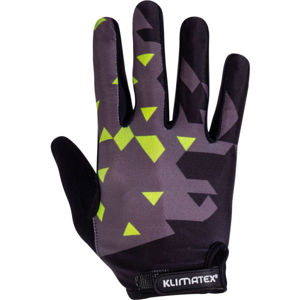 Klimatex PIRIN čierna M - Pánske cyklistické prstové rukavice