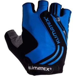 Klimatex RAMI Pánske cyklistické rukavice, modrá, veľkosť M