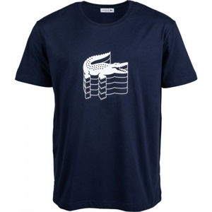 Lacoste MAN T-SHIRT tmavo modrá XXL - Pánske tričko
