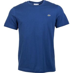 Lacoste ZERO NECK SS T-SHIRT modrá M - Pánske tričko