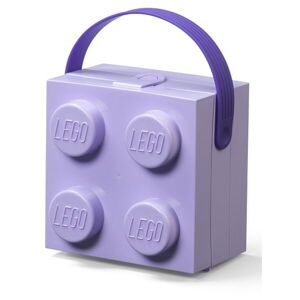 LEGO Storage HANDLE BOX Box na desiatu, fialová, veľkosť os