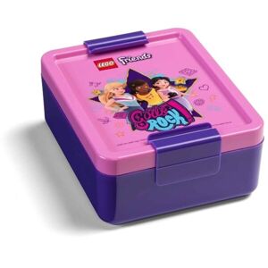 LEGO Storage BOX FRIENDS GIRLS ROCK Box na desiatu, fialová, veľkosť os