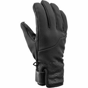 Leki HIKIN PRO Unisexové lyžiarske rukavice, čierna, veľkosť