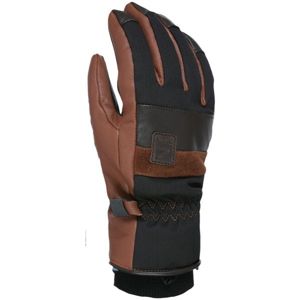 Level JOKER Pánske kožené rukavice, čierna, veľkosť S