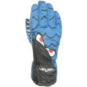 Level LUCKY modrá 3 - Detské lyžiarske rukavice