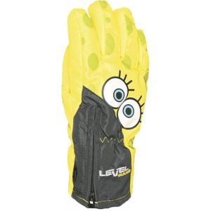 Level LUCKY žltá 4 - Detské lyžiarske rukavice