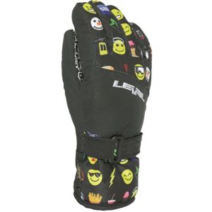 Level DARK JR čierna 6 - Detské lyžiarske rukavice
