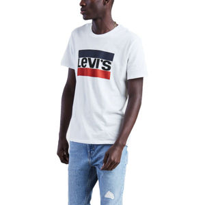 Levi's SPORTSWEAR LOGO GRAPHIC Pánske tričko, biela, veľkosť M