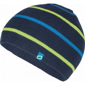 Lewro BENY tmavo modrá 8-11 - Chlapčenská pletená čiapka