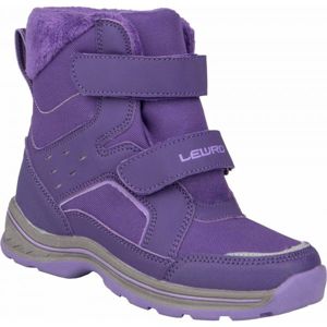 Lewro CRONUS fialová 30 - Detská zimná obuv