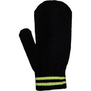 Lewro NDIDI Detské pletené rukavice, čierna, veľkosť os