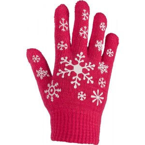 Lewro ARIADNA Detské pletené rukavice, červená, veľkosť