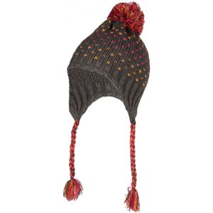 Lewro DORKA šedá 8-11 - Detská pletená čiapka