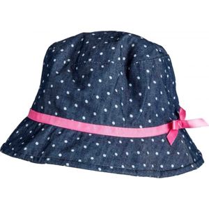 Lewro JANKA Dievčenský klobúk, tmavo modrá,biela,ružová, veľkosť