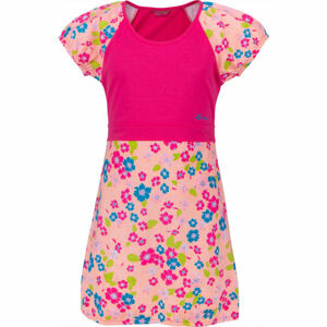 Lewro LASSI Dievčenské šaty, ružová, veľkosť 116-122