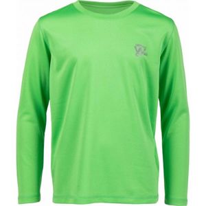 Lewro LOPEZO Chlapčenské tričko, svetlo zelená,strieborná, veľkosť