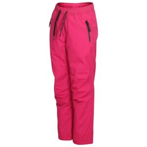 Lewro MALCOM Detské zateplené nohavice, ružová, veľkosť 140-146