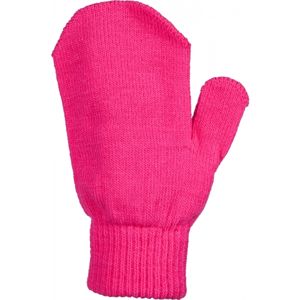 Lewro MEL ružová UNI - Detské pletené rukavice